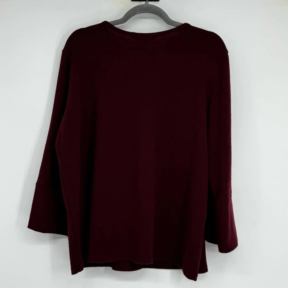 Lisette L Montreal XL Burgundy 80% Polyester/15% Viscose/5% Elastane Sweater
